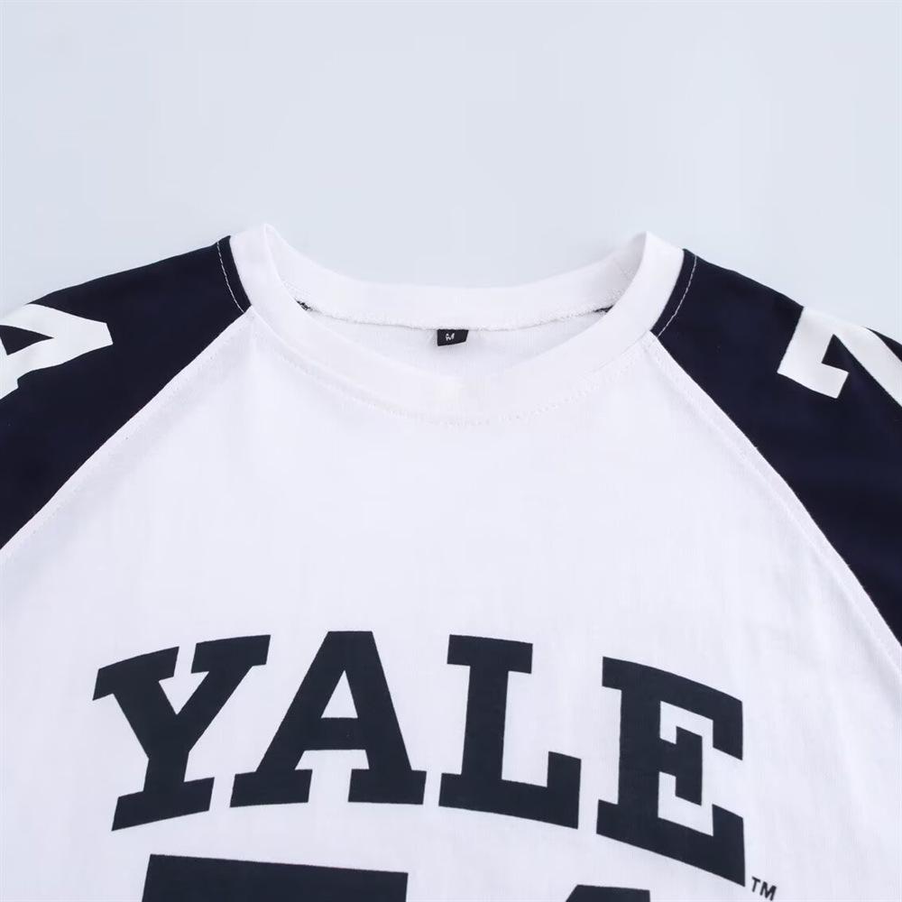 Spring 2025 Women's Casual Printed Cotton Short-Sleeve Round Neck T-Shirt