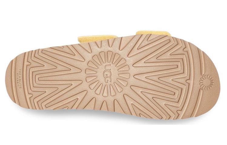 UGG Rubber Sole Slide Slippers Women's Banana Pudding 1125039-BPLT