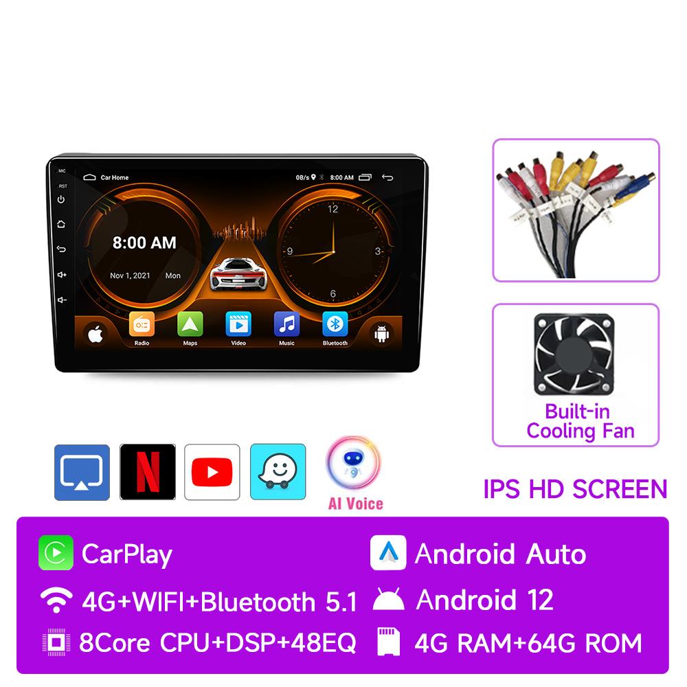 JIUYIN Car Radio For Citroen Berlingo B9 Peugeot Partner 2008 - 2019  Wireless CarPlay Android Auto Car Intelligent Systems 2din