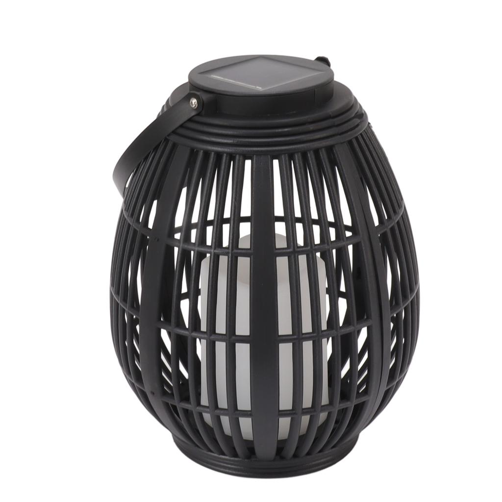 Solar Garden Lantern LED Outdoor Solar Lantern Waterproof Decorative Rattan Lantern For Patio Pathway Courtyard
