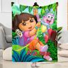 Dora's Jungle Adventure Blanket Soft Warm Cozy Great for Office Bedding Seaside for All Seasons Modern Gifts For Family Or Friends