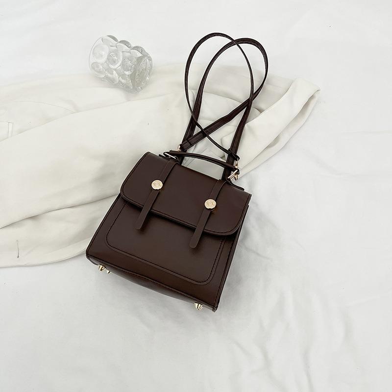 

Summer new casual simple fashion messenger bag single shoulder casual small square bag casual texture multi-purpose backpack