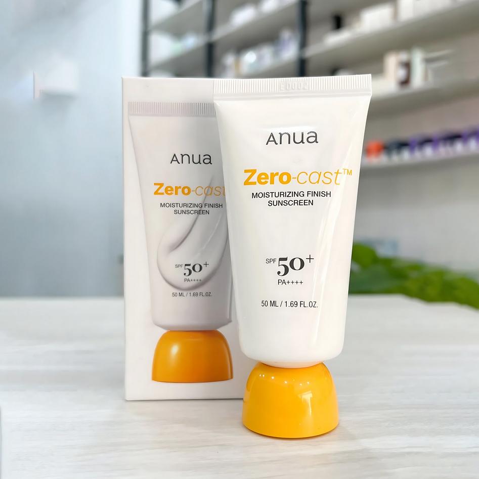 

Anua Zero-Cast Moisturizing Finish Sunscreen SPF 50 50ml / Nourishing, Moisturizing, Korean Cosmetics, Kbeauty