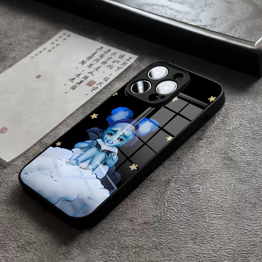 

J-Junior H Sad Girl Phone Case For IPhone 17 16 Pro Max 15 Plus 14 Pro 12 11 13 Mini X XR XS Max SE Glass Cover iPhone11Pro