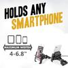 Universal Black CNC Motorcycle Handlebar Charger 4-6.8" Phone Holder Mount New