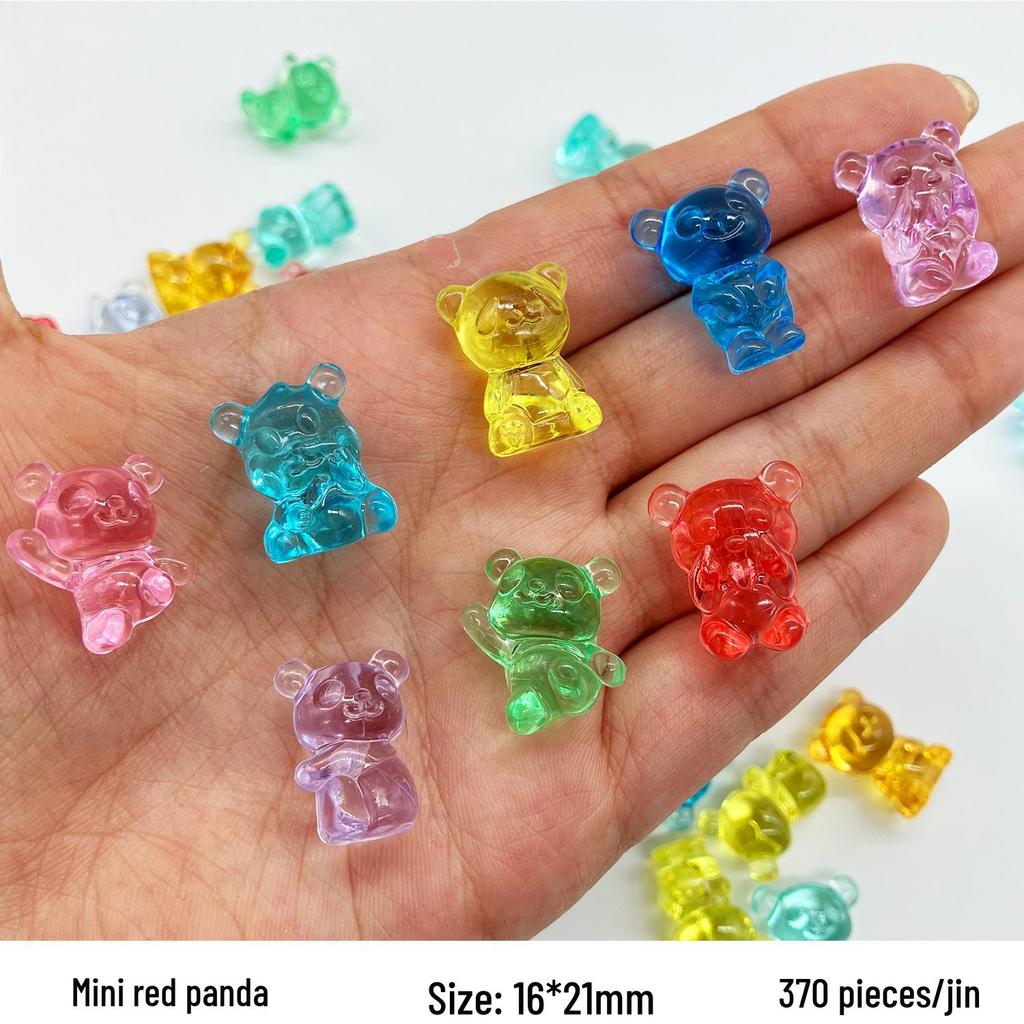 Colorful Mini Acrylic Milk Bottle Cartoon Ornaments - Cute Handmade DIY Decorative Accessories