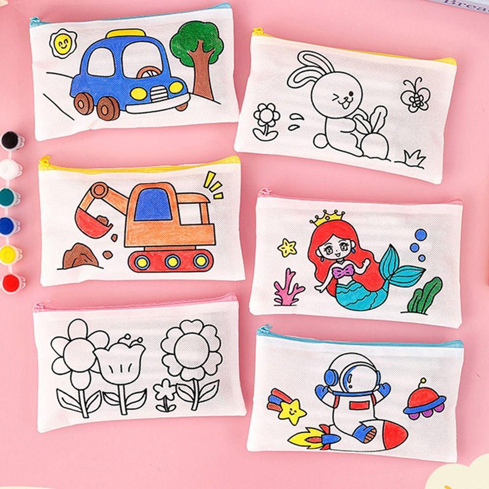 

Ручная работа Граффити Канцелярская сумка Нетканый пенал Высококачественный пенал Подарок студенту