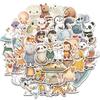 50PCS Comfortable Animal Symbols Stickers Notebooks Luggage Cartoon Personalized Laptop Gift Case DIY Phone Waterproof Sticker