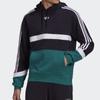Adidas Originals Trefoil Sprt Colorblock Sport Hoodie Men Hoodie Black GJ6718