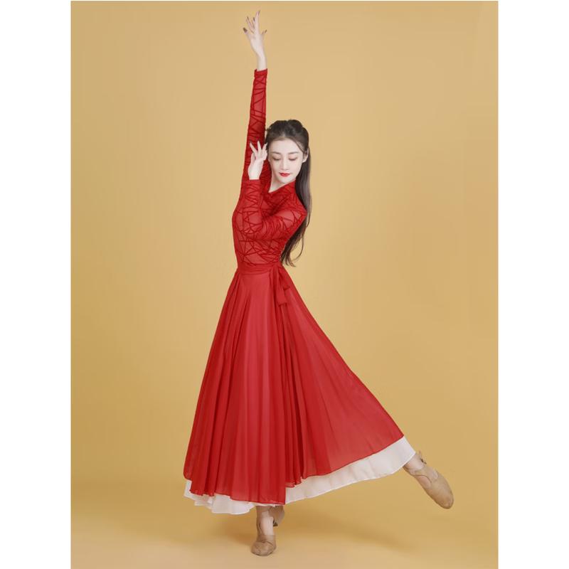 Vestido Elegante para Performance de Dança Clássica