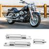 Pair of Front Rear Motorcycle CNC Foot Pegs Shifter Pedals Footrest Black
