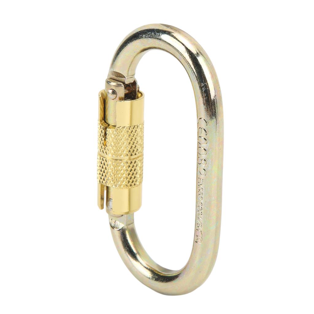 Outdoor Klettern Karabiner Bergsteigen Abstieg Sicherheit O-Typ Karabiner Clip für Rettung