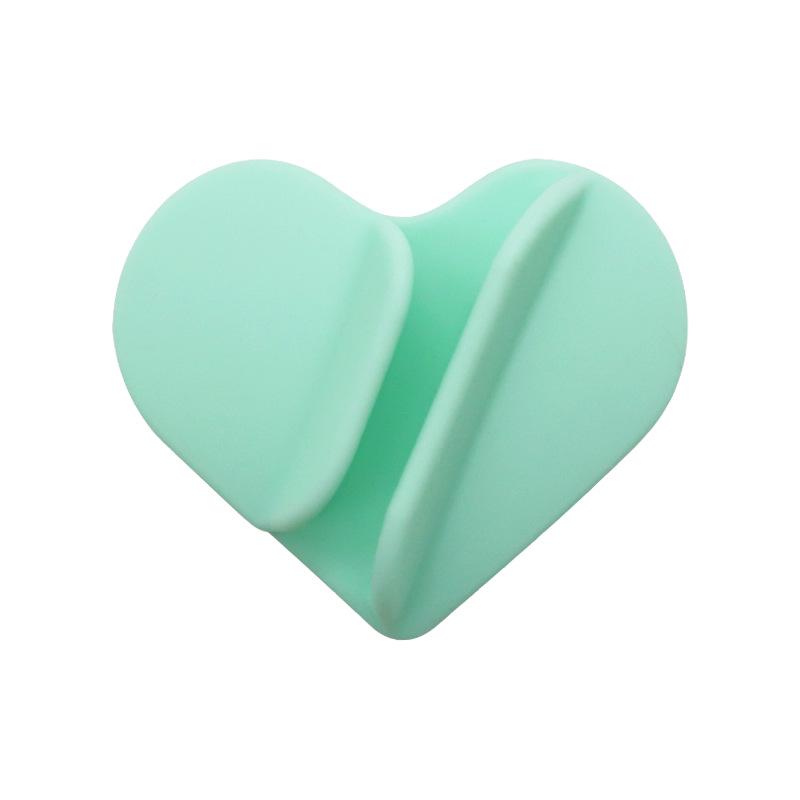 Heart-Shaped Silicone Lipstick & Phone Holder - Trendy and Versatile