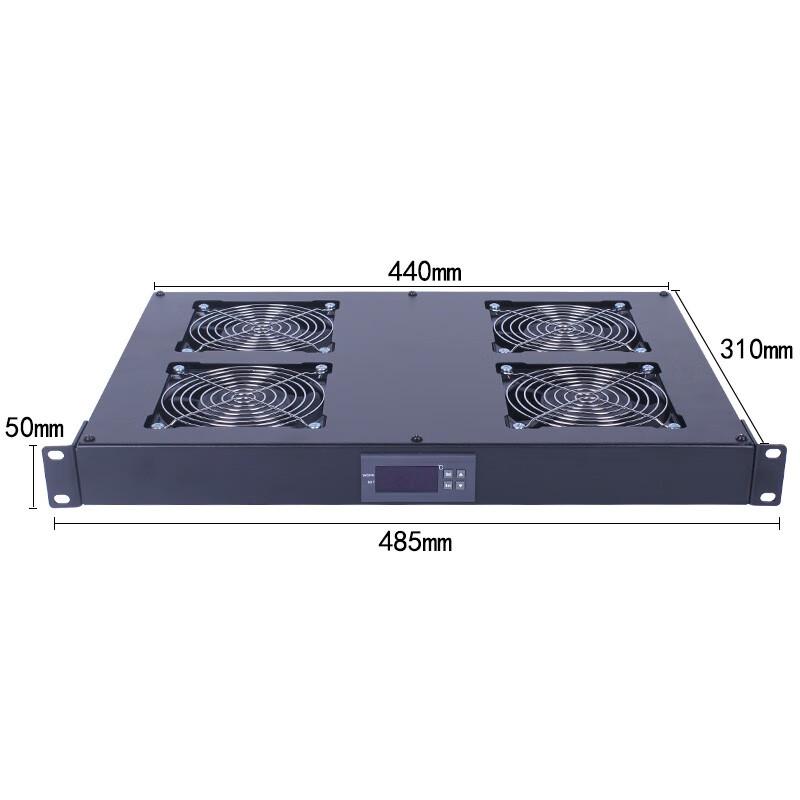 1U 19-inch Server Cabinet Cooling Fan Unit