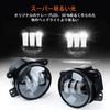 VOSICKY Newest 4-inch LED Headlights, Fog Lamps, and Auxiliary Lights (Set of 2) (Black)