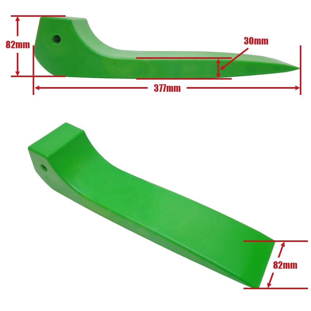 Set de 2 Patine cu Roți Verde Lime cu Carabină și Cablu de Oțel pentru Încărcarea Vehiculelor, Autocamioanelor cu Autocargare, Echipamentelor de Remorcare și Serviciilor Rutiere