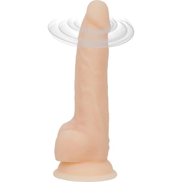 Vibrator - Naked Addiction Rotating & Vibrating Dong 20 Cm Vanilla