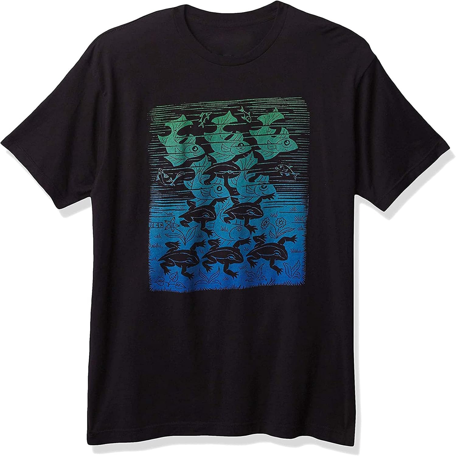 M.C. Escher Men s T Shirt S чёрный