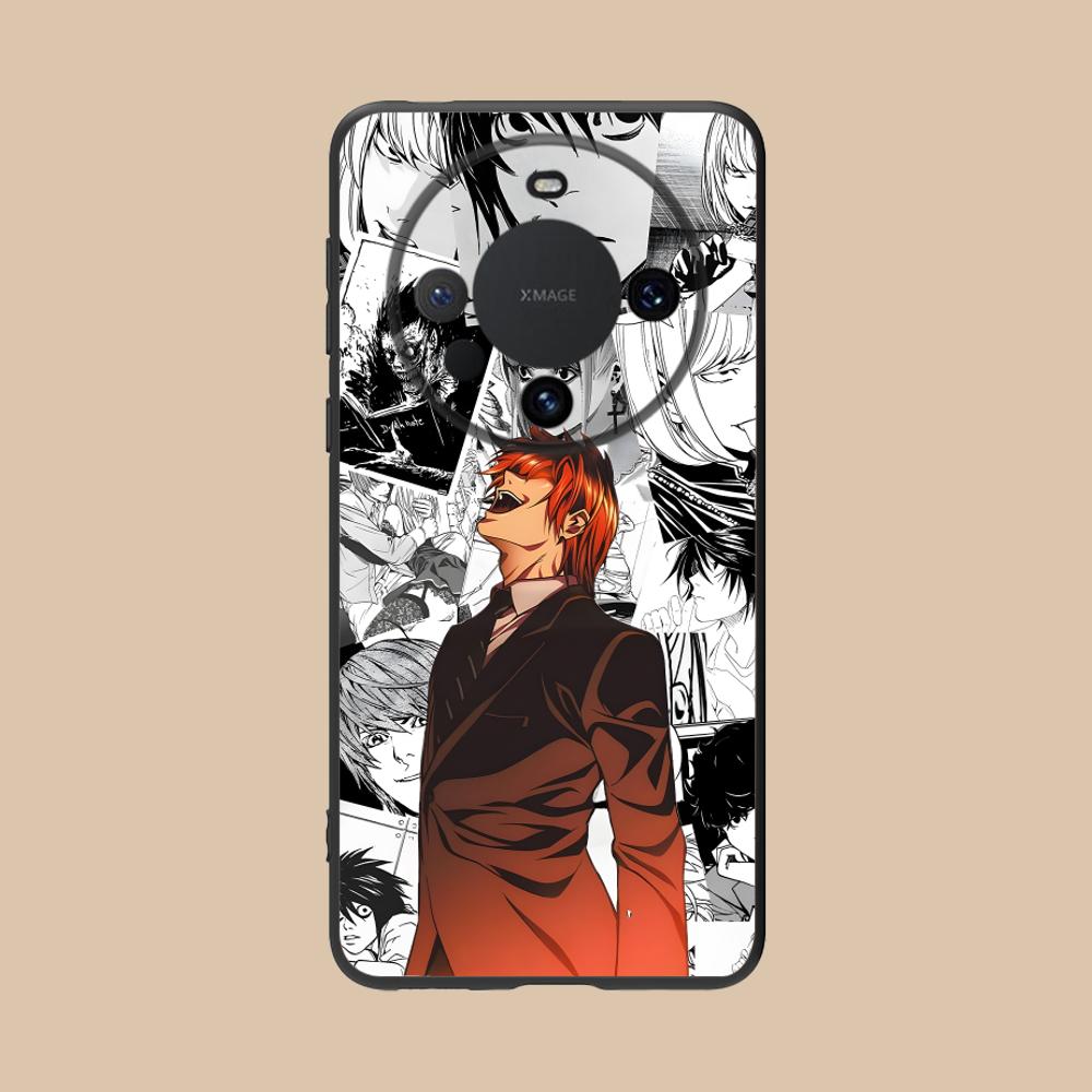 Death Note Kira Light Mobile Phone Case for Huawei Mate 60 50 40 30 20 10 Pro Plus Lite E 5G Colorful Printing Cover Smartphone