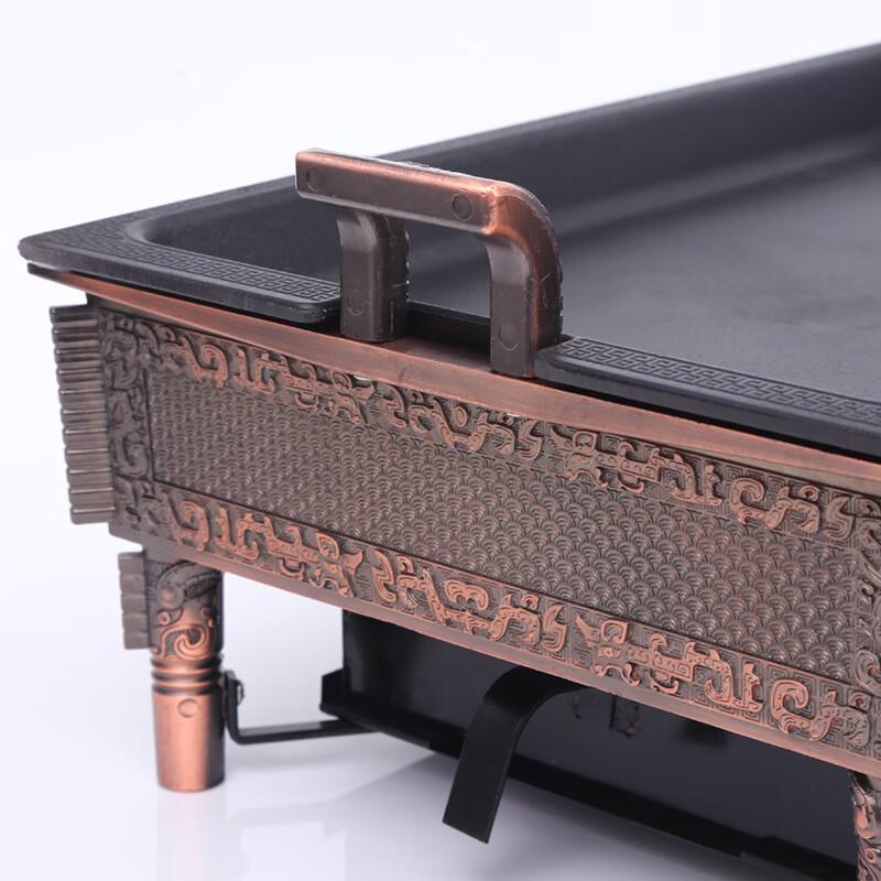 ZISIZ Vintage Ancient Ding Cast Aluminum BBQ Grill