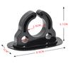 2/4 Stück Gummi-Paddel-Aufbewahrungshalter Boots-Paddelhalter-Clips Ruderhalter für Kajaks Kanus Ruderboote Schlauchboote