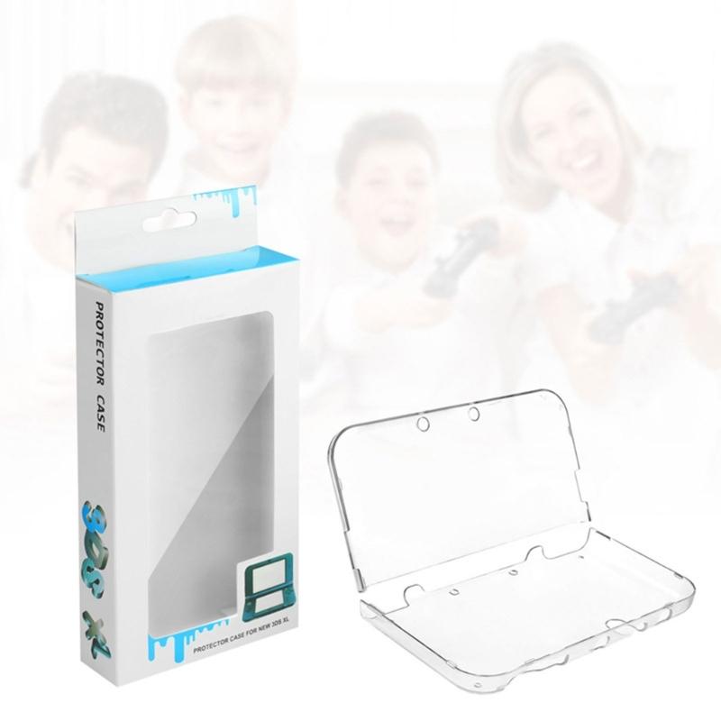 Transparent Hard PC Case Protective Cover Skin for New 3DS XL Game Console Clear Crystal Full Body Protectors Sleeve