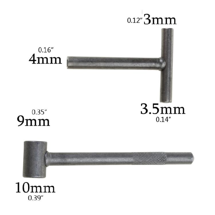 Vierkant Sechskant Schlüssel Motorrad Motor für Ventilschraube Einstellwerkzeug