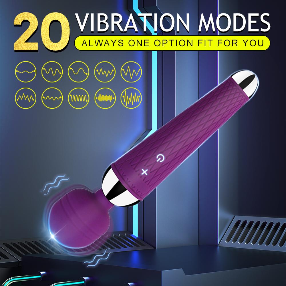 Powerful Magic Wand AV Vibrator Dildo Clitoris  Anal Massager Sexual Wellness Silicone Erotic Sex Toys For Women Adult Product