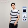 Tommy Hilfiger Men's Pique Cotton Striped Polo Shirt