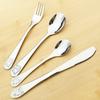 Spoon Flatware Set Stainless Steel Cutlery Teaspoon Ice Cream Dessert Tableware
