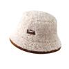 Bucket Hat Women Autumn and Winter Lamb Plush Cold Hat Thickened Warm Cold Basin Hat Fashion