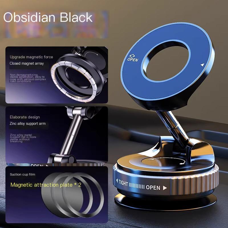 New Upgrade Car Phone Mount Suction Cup Magnetic Phone Holder for Motorcycle MagSafe Metal Folding Rod Durable Wholesale Magnetic