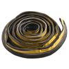 Fiberglass Stove Rope Seal 2m Long with 10mm Flat and Round Shape for Home Stove Oven Fireplace High Temperature Resistant