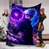 1pc Gojo Satoru (5) Theme Blanket - Digital Print, Polyester, Cozy for All Seasons, Perfect for Outdoor, and Travel