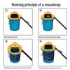 Automatic Flip-Lid Rat Trap Bucket for Continuous Capture