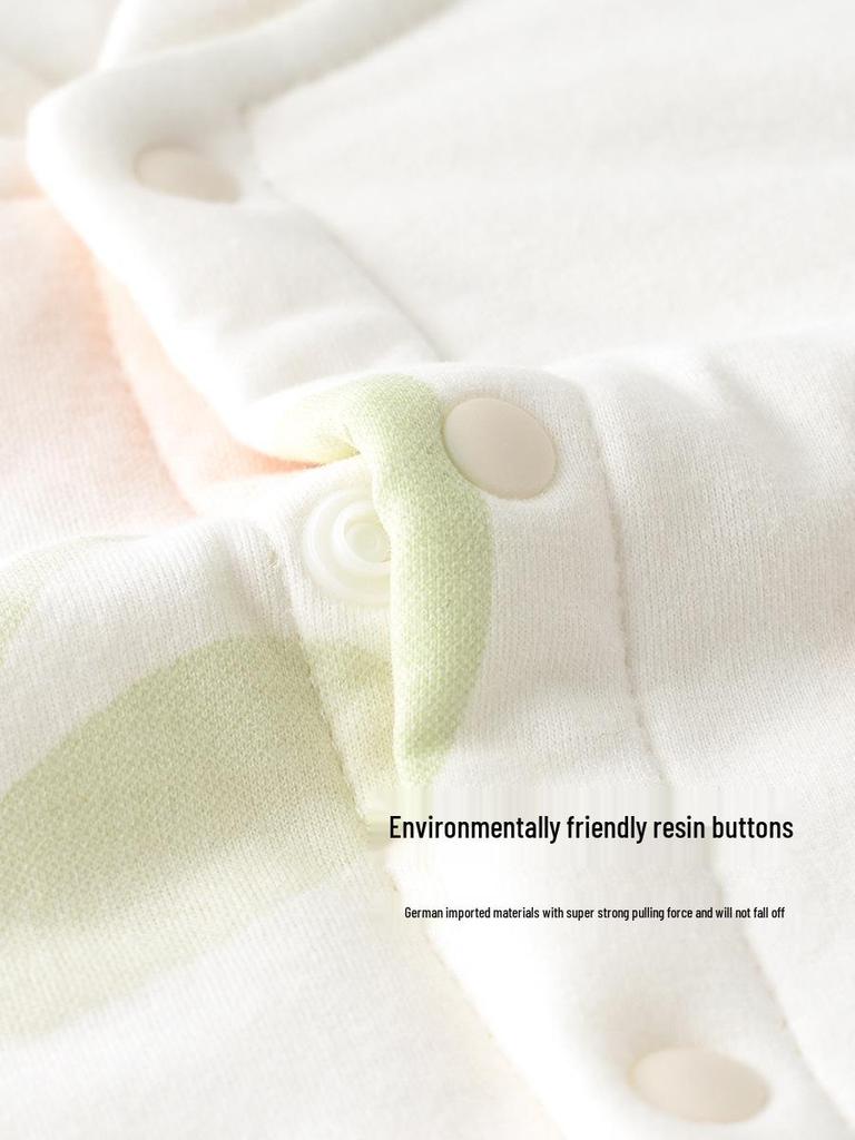 Thickened Quilted Baby Autumn/Winter Underwear Set - Warm, Class A Children's Clothes & Trousers, 120g