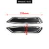Fo VW Passat B8 Saloon/Estate Stainless Steel Chrome Exhaust Deflector Frame 2015-2018 Rear Rline Tuning Highline TSU FSU