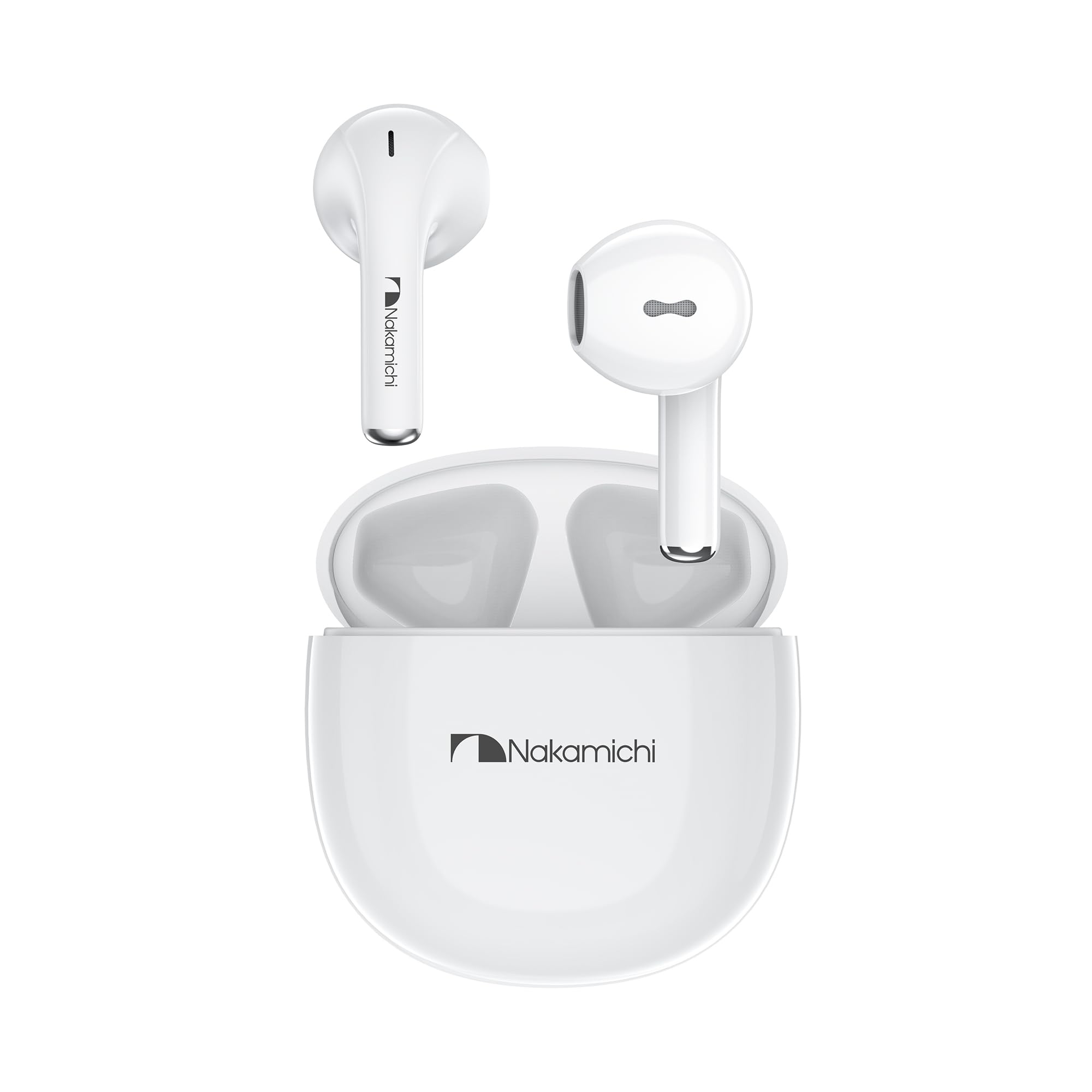 

Nakamichi TW016 Wireless Earbuds, Bluetooth 5.4, 13mm Drivers, Hands-Free Calling, In-Ear Earphones, Compact and Lightweight, 20 Hours of Music