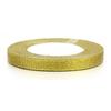 DIY 5 Rolls Satin Ribbon Glitter Gold Silver Organza Ribbon Gift Packaging Ribbon Wedding Decoration