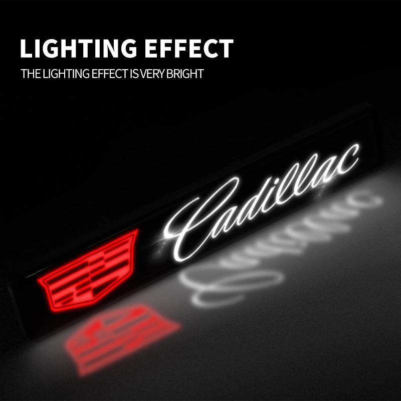 1 ks Dekorační LED světlo odznak emblém přední mřížky kapoty auta pro logo Cadillac Escalade CTS ATS SRX XTS XT5 STS CT5 CT6 BLS XLR