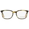 ErMenegildo  Men S Rectangular eyeglaSSeS Ez5143 055 Striped Brown Bronze 53mm 055