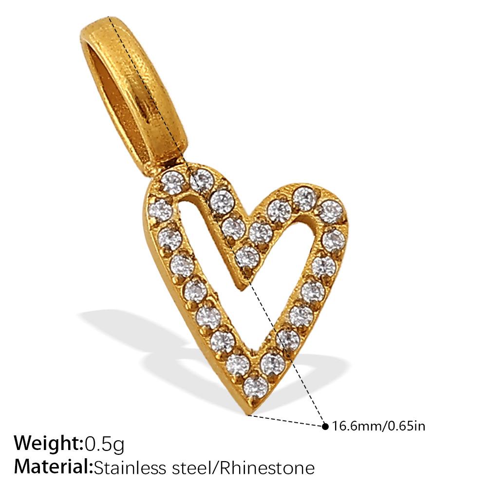 Yori 2Pcs Fashionable Retro Bohemian Style DIY Heart and Flower Pendant Accessories for Handmade Jewelry Making Design