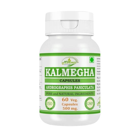 Morsan Nutraveda Kalmegha (Andrographis Paniculata) Extract Capsule| 60 x 500 mg Veg Capsules| Herbal High-Potency Formula