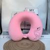 Customized Cartoon U-Shape Neck Pillow with Logo - Perfect for Cervical Support, Travel Comfort, and Company Gifts