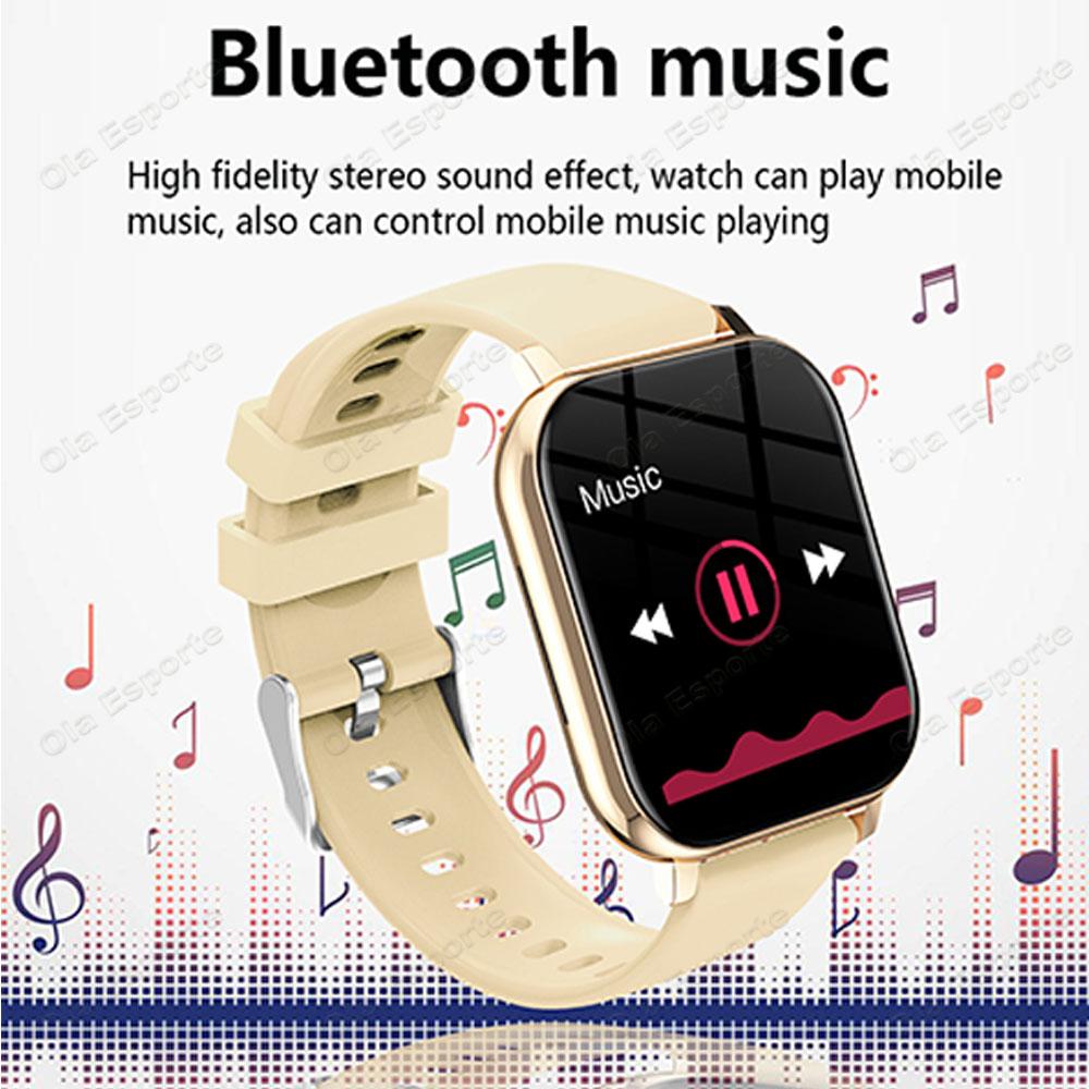 Smartwatch Men Women Wristwatch Smart Watch Message Fitness Monitor Bracelet Birthday Gift Electronic Clock for Android IOS