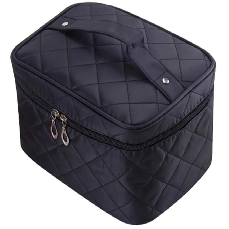 Cosmetic Box New Quilted Professional Cosmetic Bag Women's Large Capacity Storage Handbag Travel Toiletry Makeup Bag sac
