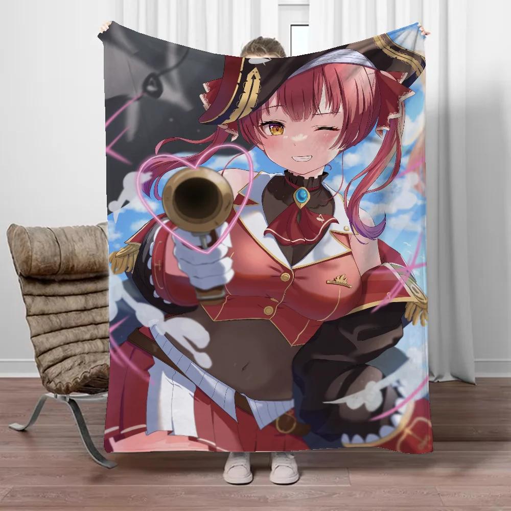 Hololive Home Interior Fur Blanket for Sofa Decoration Blankets & Throw Blanket Fluffy Bed Blankets King Size Beach Towel Knee