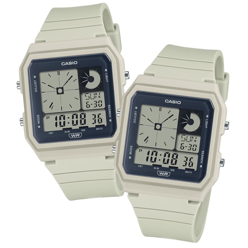 Casio Pair Watches Digital Watch with Storage Resin Entrance Ceremony Case, Band, Unisex, Men's, Women's, Kids, Coming-of-Age