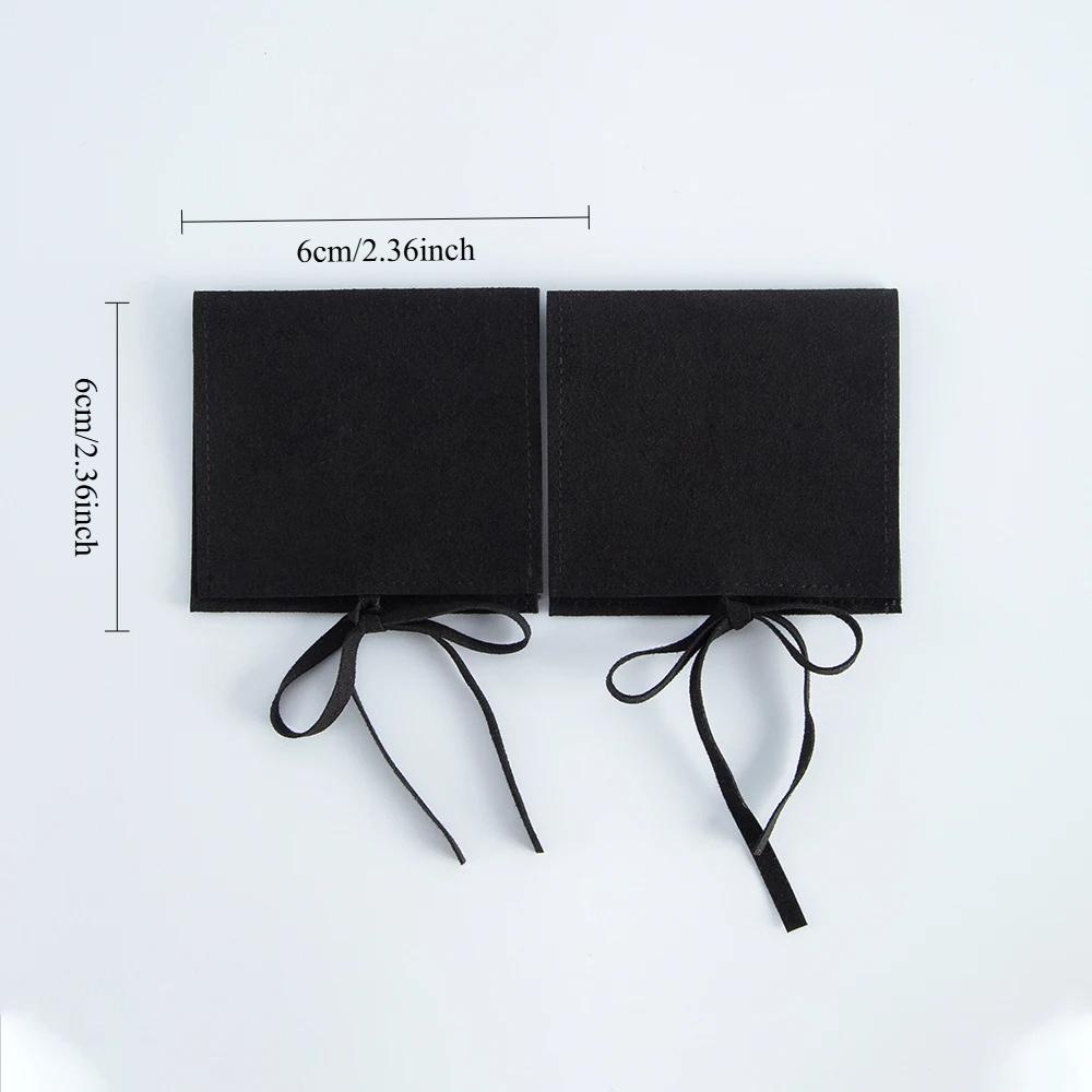 Velvet Jewelry Packaging Pouches Chic Wedding Favor Bags Cream microfiber Cosmetic Bags Product Package Wedding Gift Bag