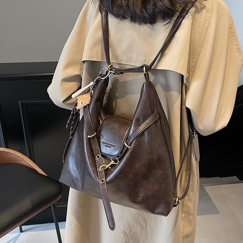 Autumn and Winter Large-capacity Backpack Bag Women's New Fashion Commuter Bag Versatile Shoulder Tote Bag Multi-purpose Women's Bag